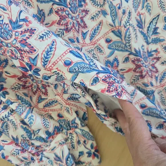 *NWT J. Mclaughlin Nylee 100% Linen Floral Dress Size S Relaxed Fit 3/4 Sleeves - Picture 9 of 12